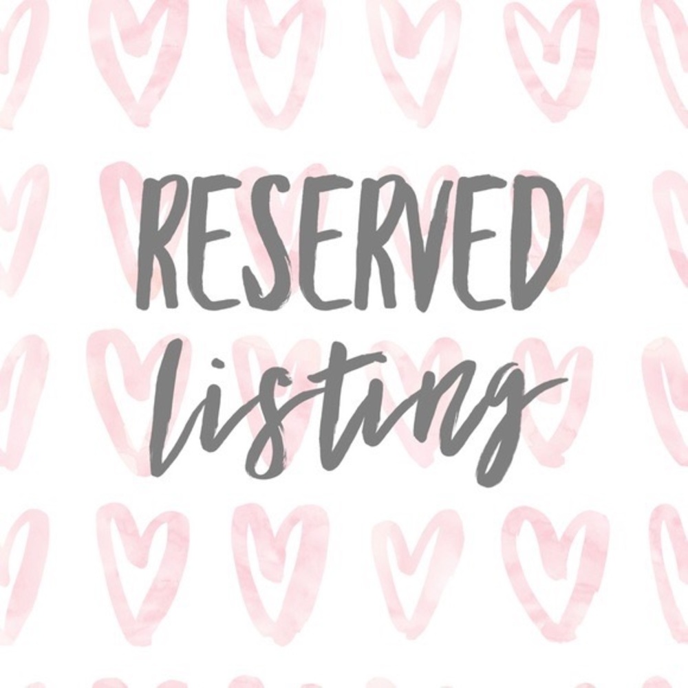 Reserved Listing